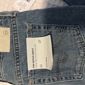 NWT AG Adriano Goldschmied “The Sophia Ankle” Jeans
